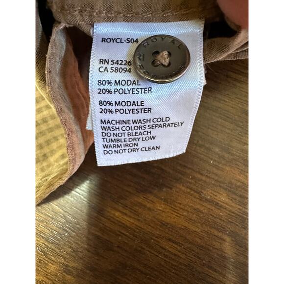 Royal Robbins Shirt Plaid Modal Short Sleeve Button Up Hiking Fishing Mens XXL - Picture 10 of 13